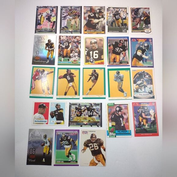 Steelers Trading Cards lot of 22 NFL - Picture 1 of 15